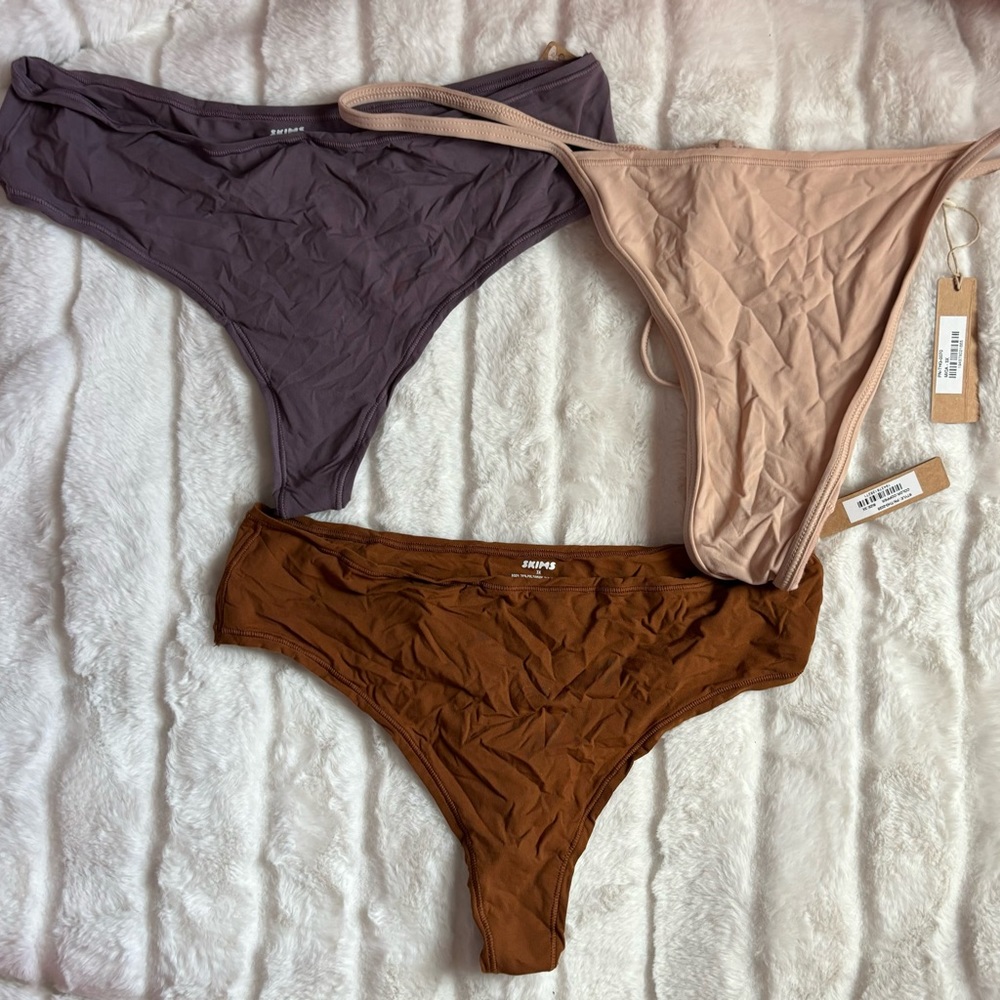 SKIMS 3x Panties Bundle 3/$28